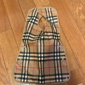 Burberry Vintage Check Bib Coated Baby